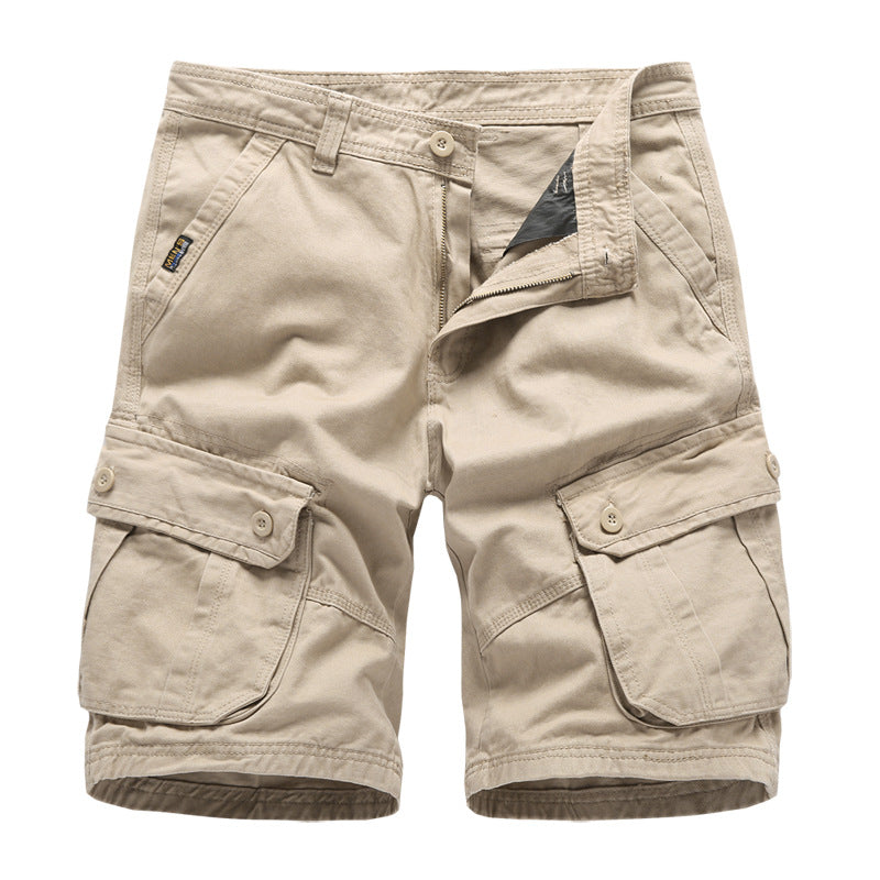 Men's Loose Cargo Shorts with 6 Pockets