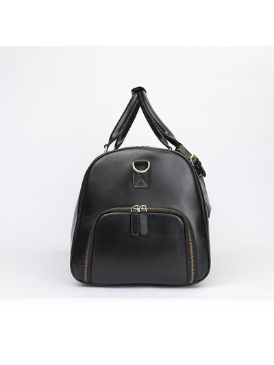 Premium Crazy Horse Leather Duffle Bag
