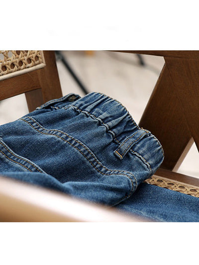 A-Line Flared Denim Maxi Skirt