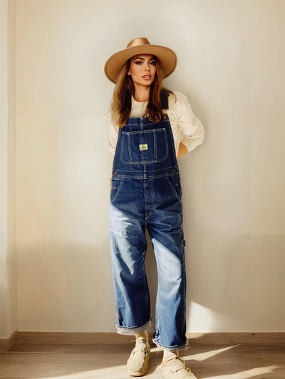 Salopette en jean pour femme