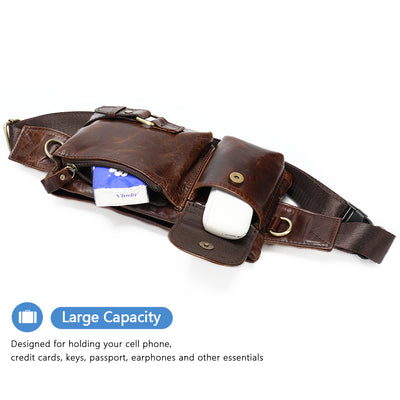 Men's Genuine Leather Waist Bag