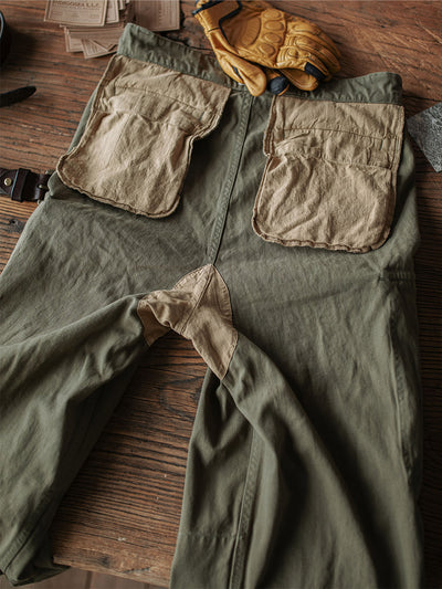 Reproduction du pantalon en sergé à chevrons M-47 de l'armée française 