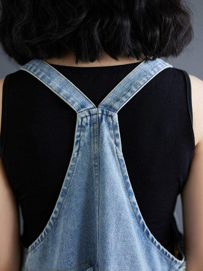 Robe longue ample en jean d'inspiration vintage