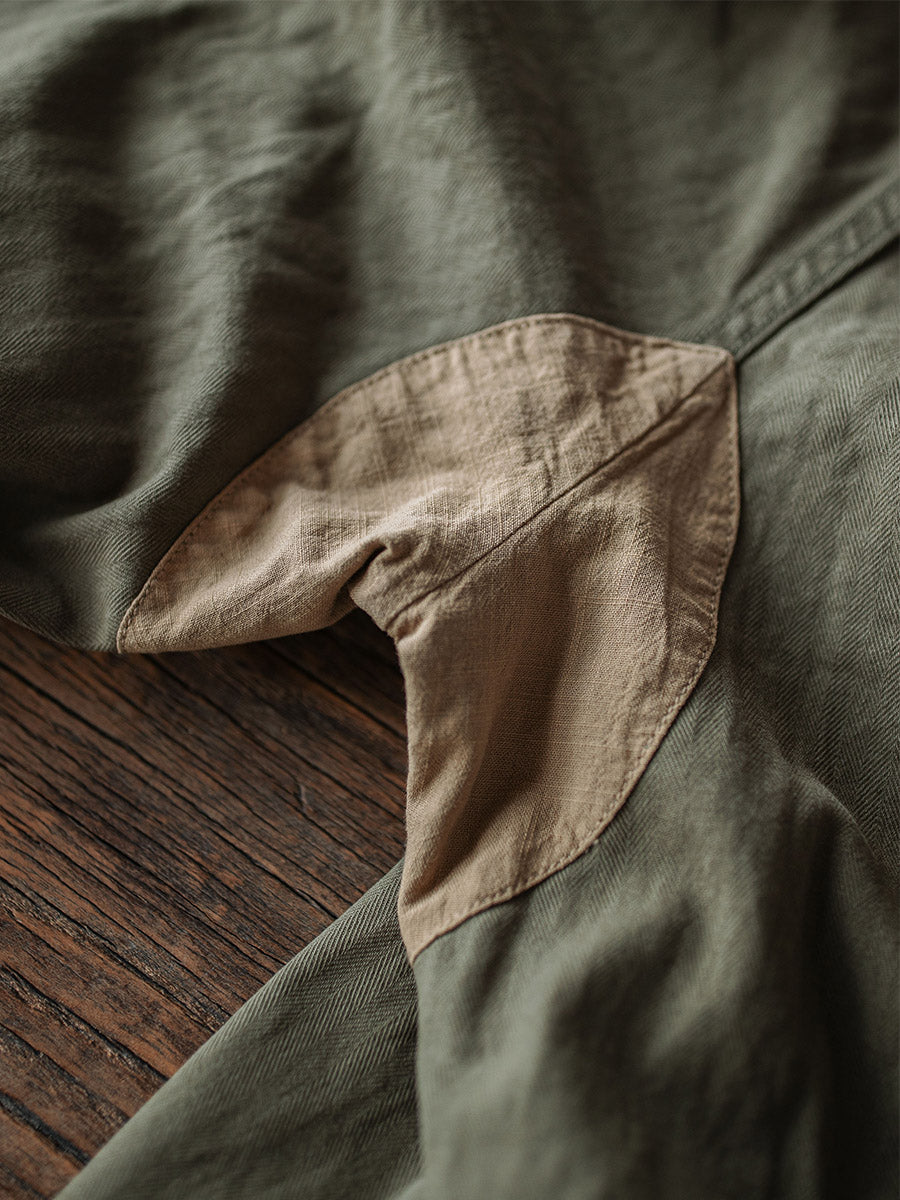 Reproduction du pantalon en sergé à chevrons M-47 de l'armée française 
