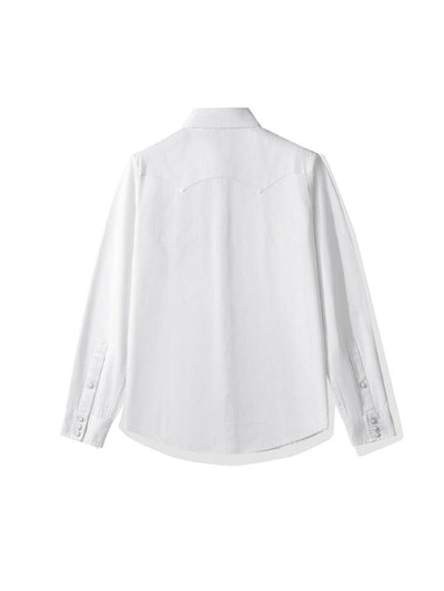Chemise en jean rayée d'inspiration vintage pour homme