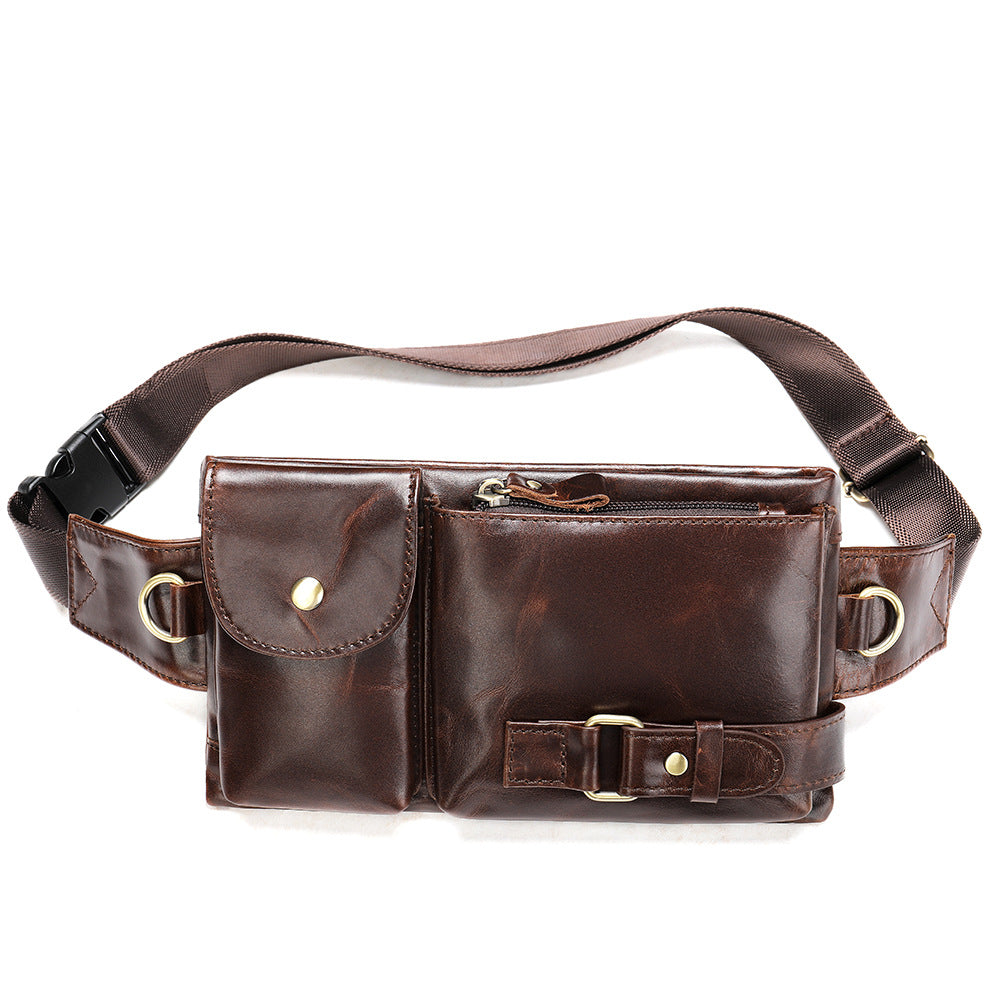 Men's Genuine Leather Waist Bag