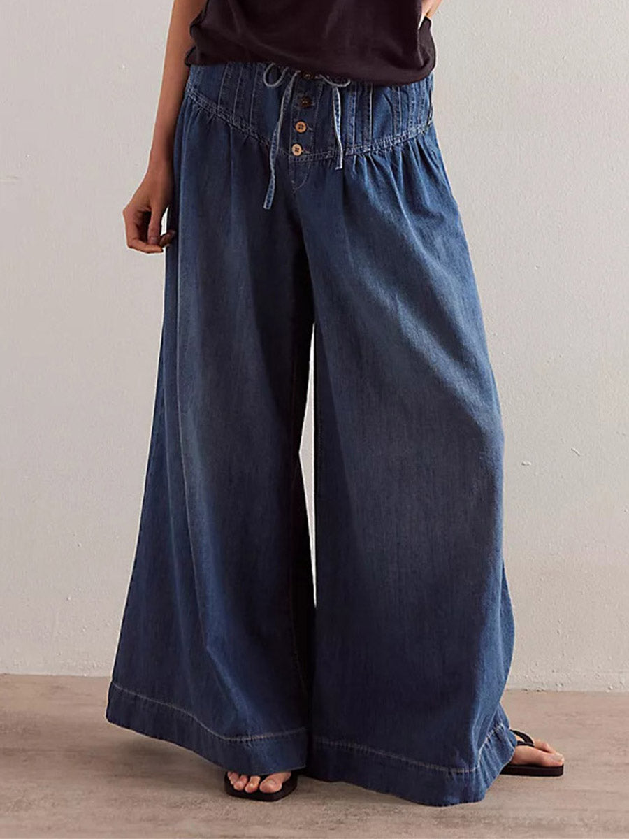 Loose Fit Wide-Leg Jeans