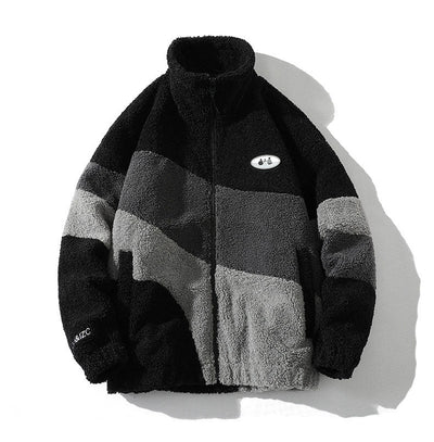 Men's Color-Block Sherpa Fleece Jackets