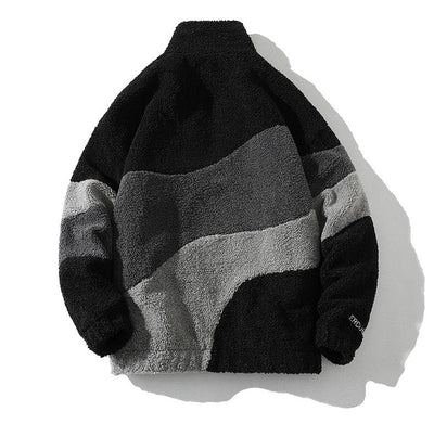 Men's Color-Block Sherpa Fleece Jackets