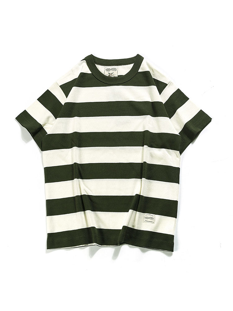 Men's Striped Crew Neck Tee
