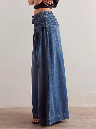 Loose Fit Wide-Leg Jeans