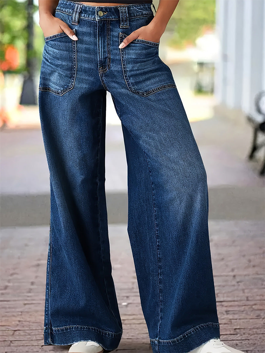Jean taille haute ample d'inspiration vintage