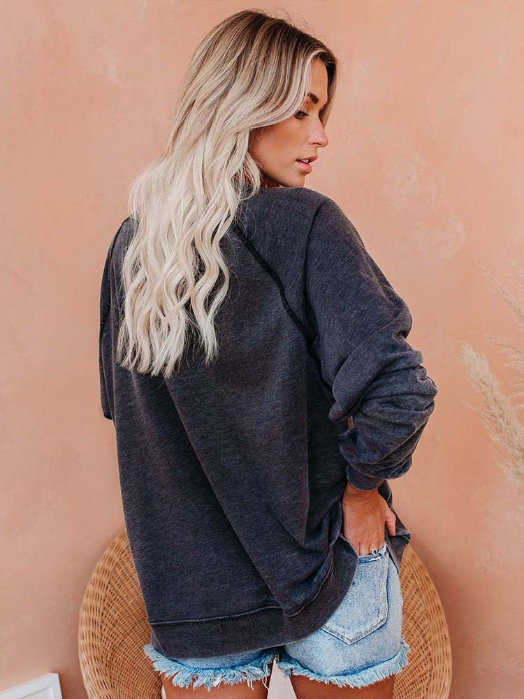 Women's Ultra Soft Washed Sweatshirt