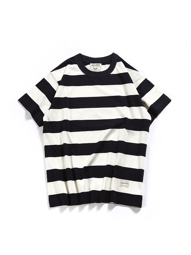Men's Striped Crew Neck Tee