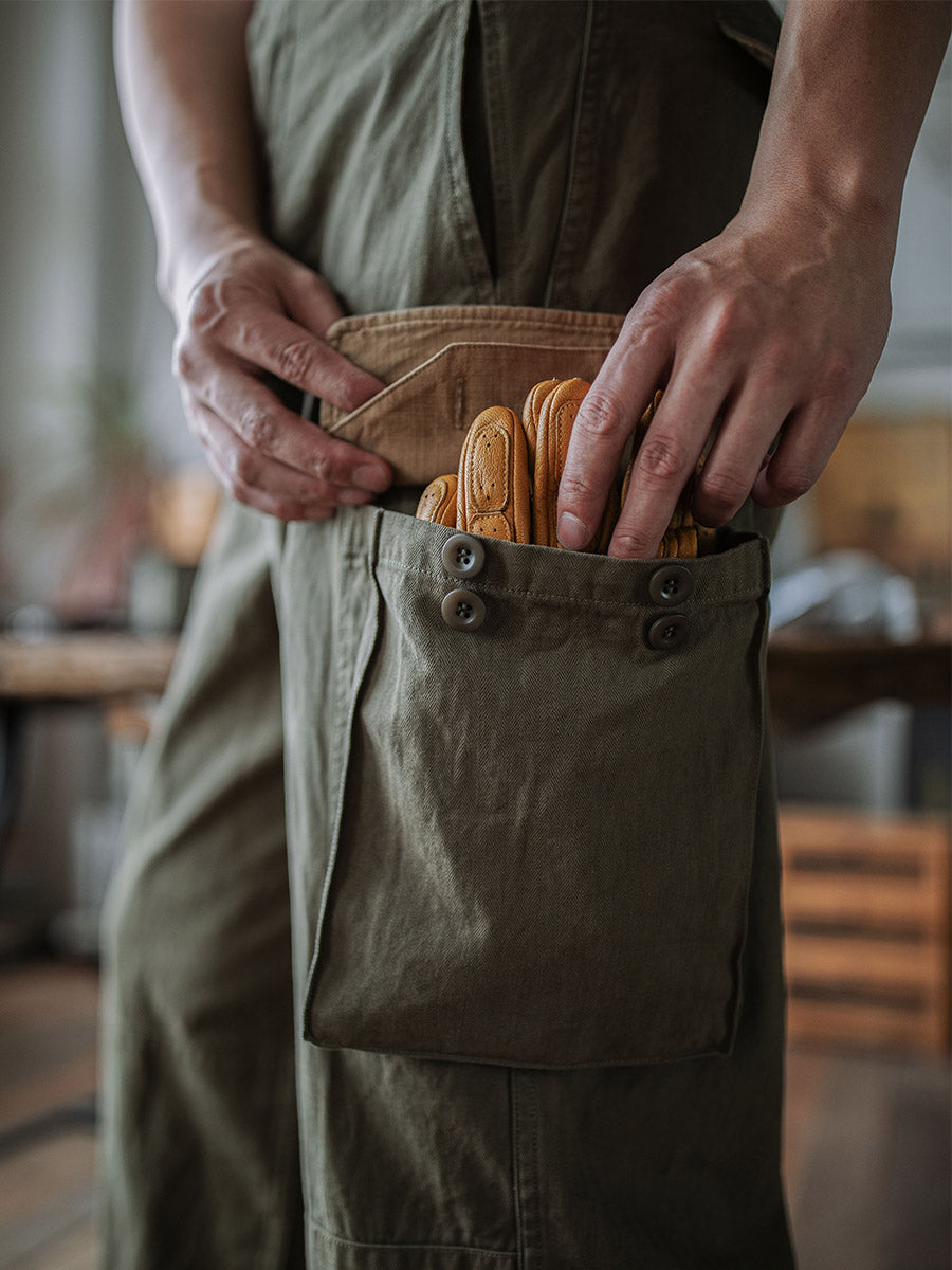 Reproduction du pantalon en sergé à chevrons M-47 de l'armée française 