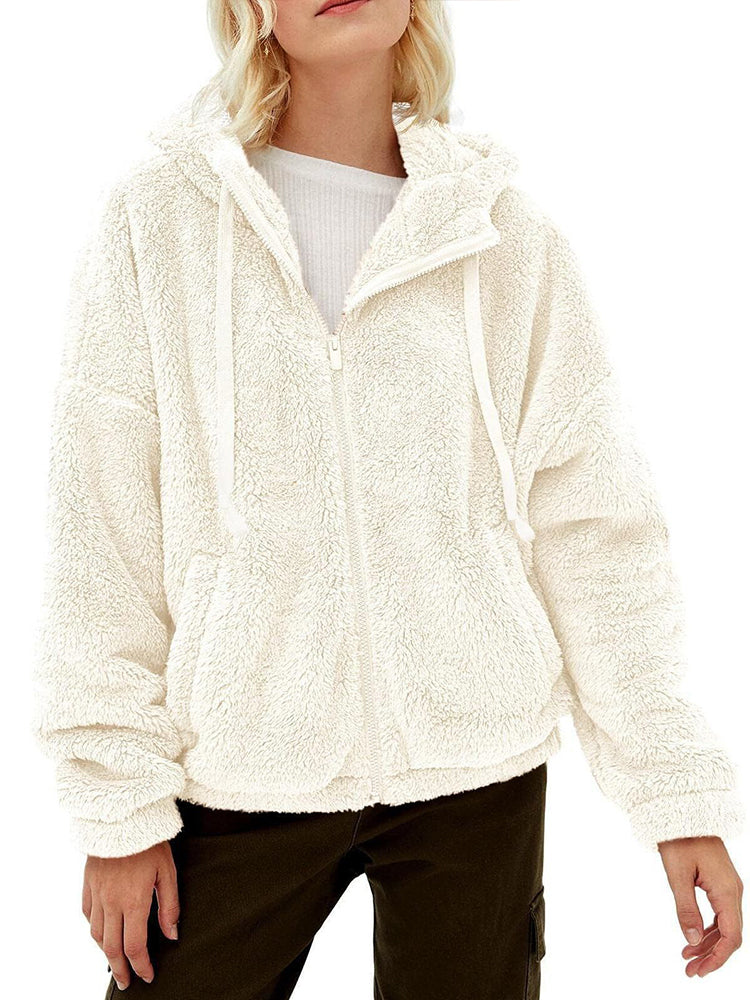 Fleece Oversized Full-Zip Hoodie