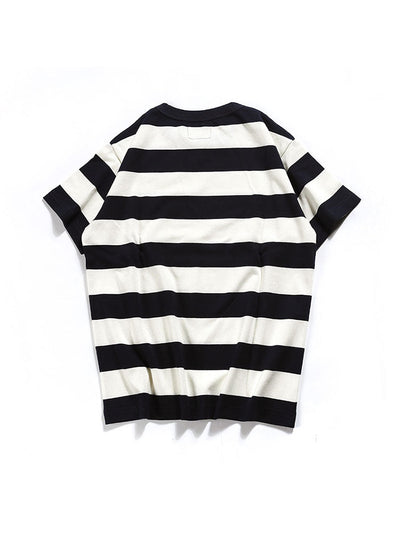 Men's Striped Crew Neck Tee