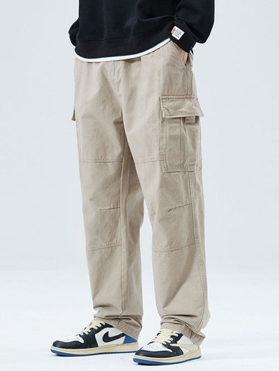 Men's Cotton Loose-Fit Cargo Pants