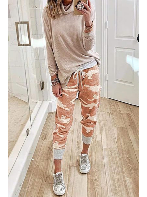 Pantalon à rayures style décontracté