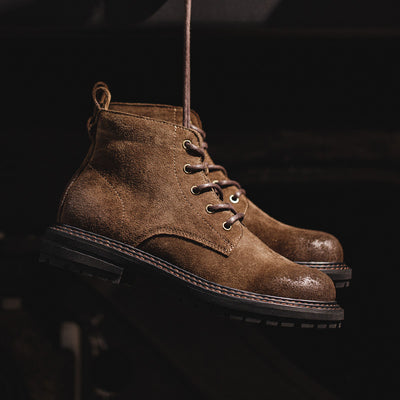 Classic Oil Wax Cow Suede Work Boots