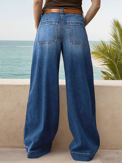 Jean taille haute ample d'inspiration vintage