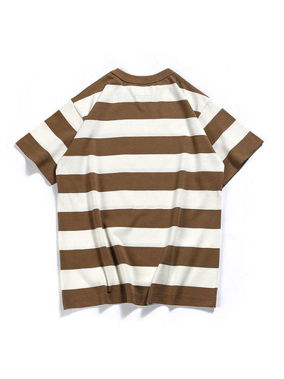Men's Striped Crew Neck Tee