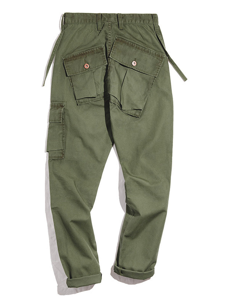 Men's Cargo Pants with Unique Asymmetrical Pockets