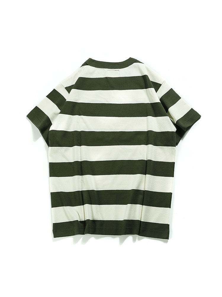 Men's Striped Crew Neck Tee