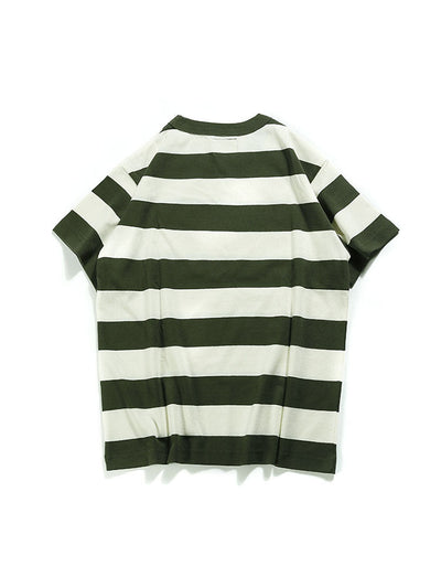 Men's Striped Crew Neck Tee