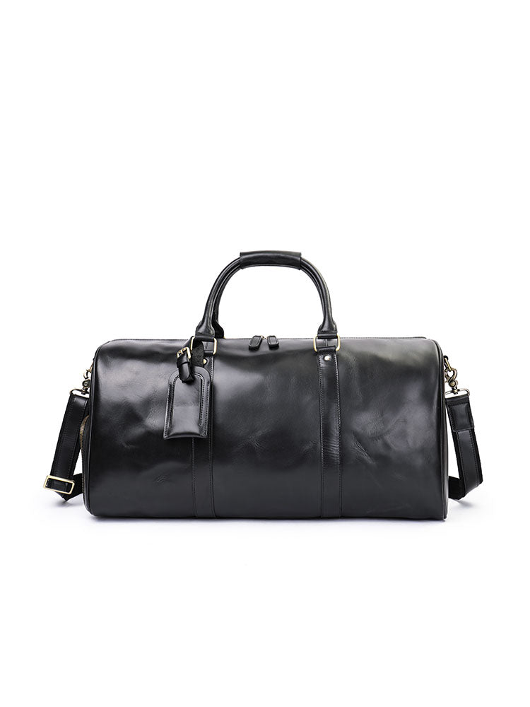 Premium Crazy Horse Leather Duffle Bag