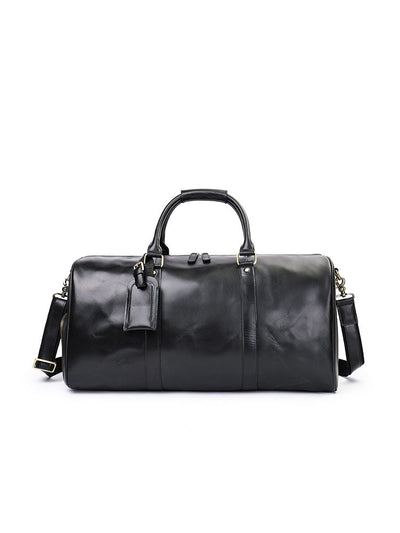 Premium Crazy Horse Leather Duffle Bag