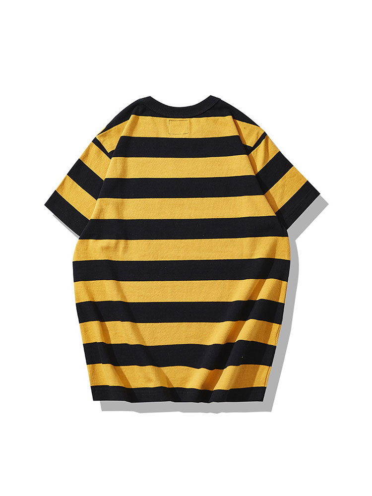 Men's Striped Crew Neck Tee