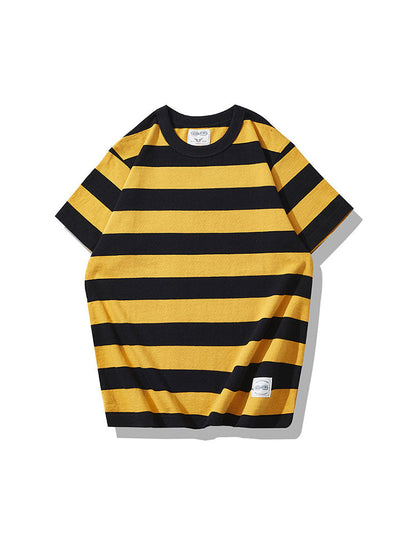 Men's Striped Crew Neck Tee