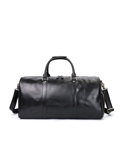 Premium Crazy Horse Leather Duffle Bag