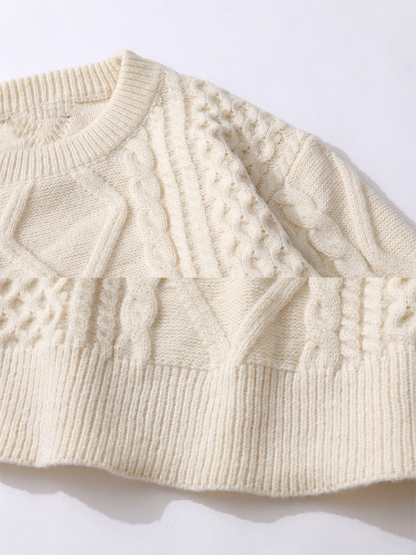 Men's Vintage-Inspired Cable Aran Sweater