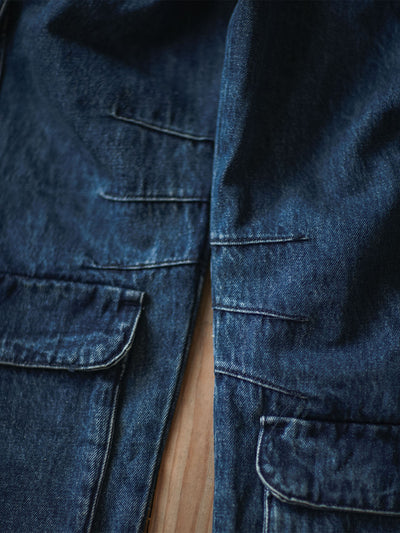 Pantalon Cruiser à poches cargo en denim épais