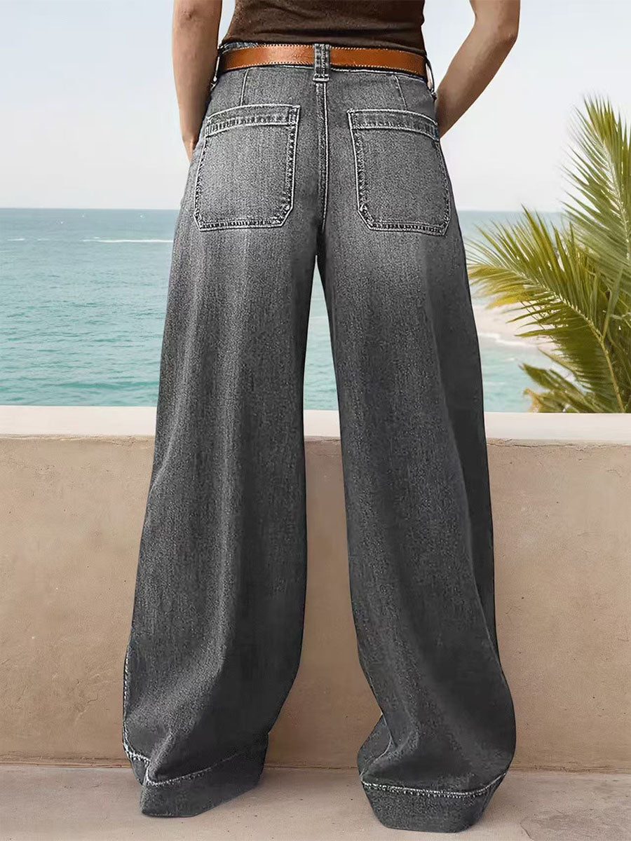 Jean taille haute ample d'inspiration vintage