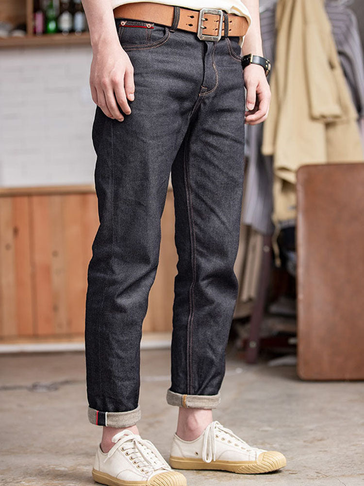 Jean brut style rétro américain pour homme