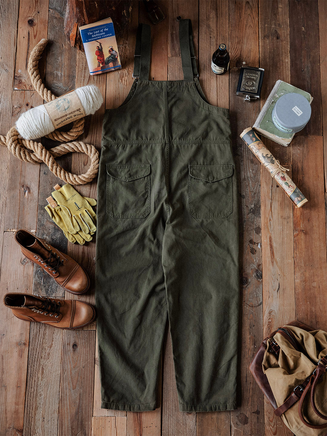 Men's Crafter Overalls with Flap Pockets