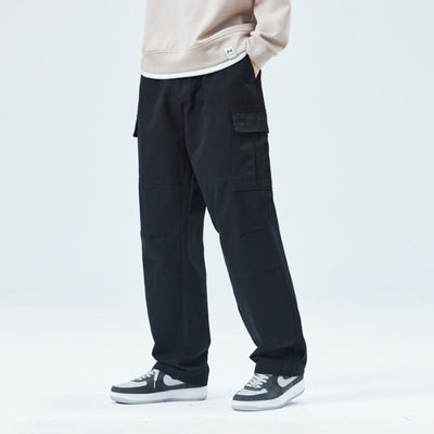 Men's Cotton Loose-Fit Cargo Pants