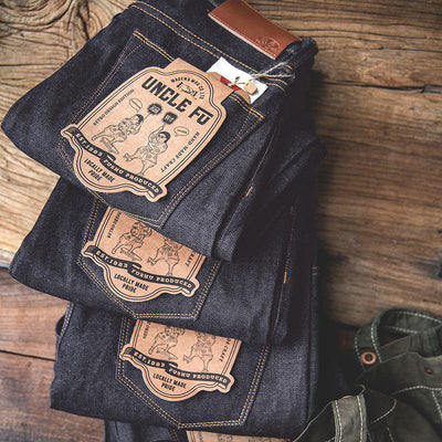 Jean brut style rétro américain pour homme