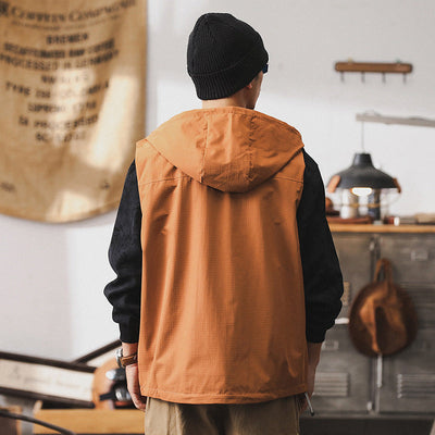 Men's Hooded Utility Vest