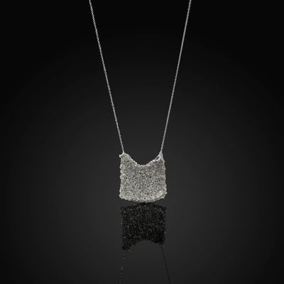 Handmade S925 Silver Lucky Bag Pendant Necklace