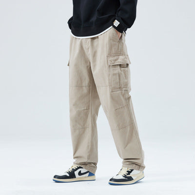 Men's Cotton Loose-Fit Cargo Pants