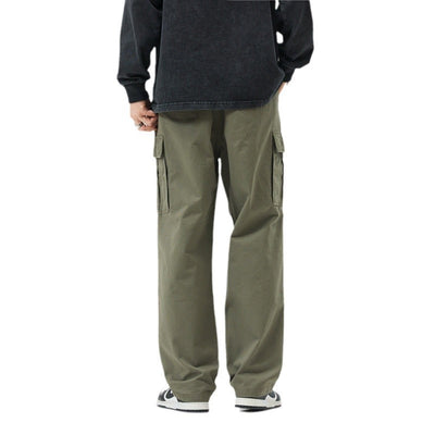 Men's Cotton Loose-Fit Cargo Pants