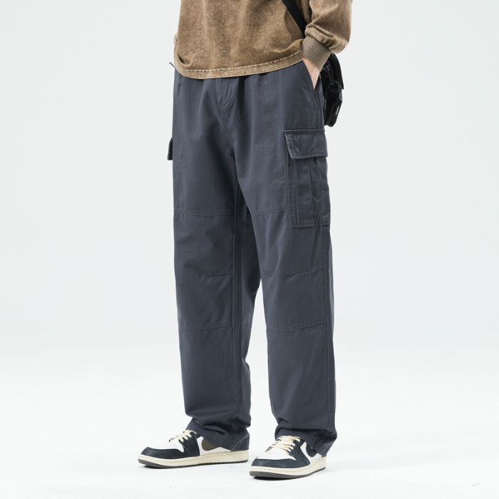 Men's Cotton Loose-Fit Cargo Pants