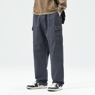 Men's Cotton Loose-Fit Cargo Pants