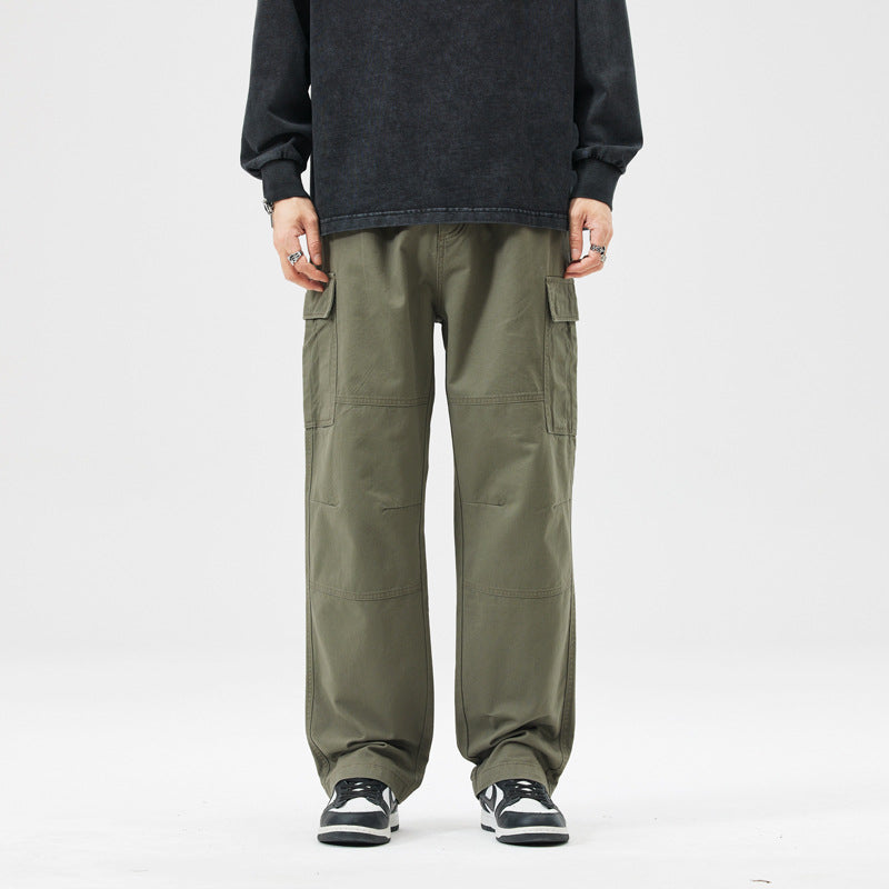 Men's Cotton Loose-Fit Cargo Pants