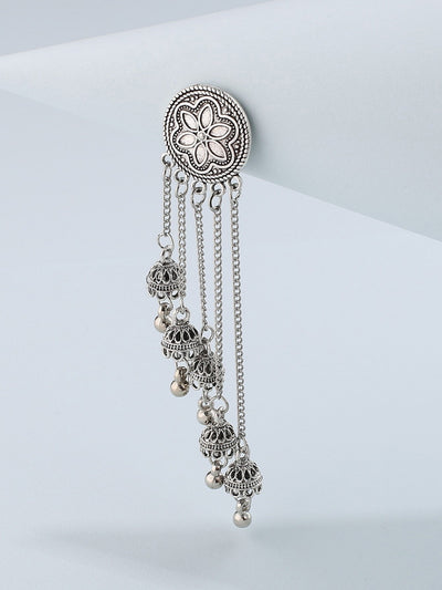 Ethnic-Style Tassel Bell Earrings