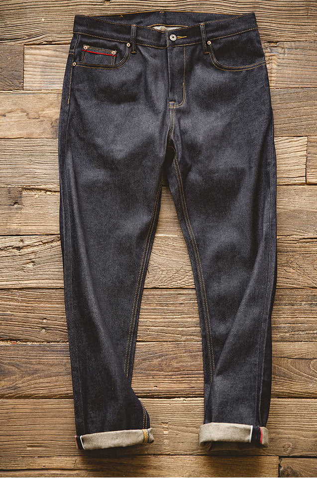 Jean brut style rétro américain pour homme